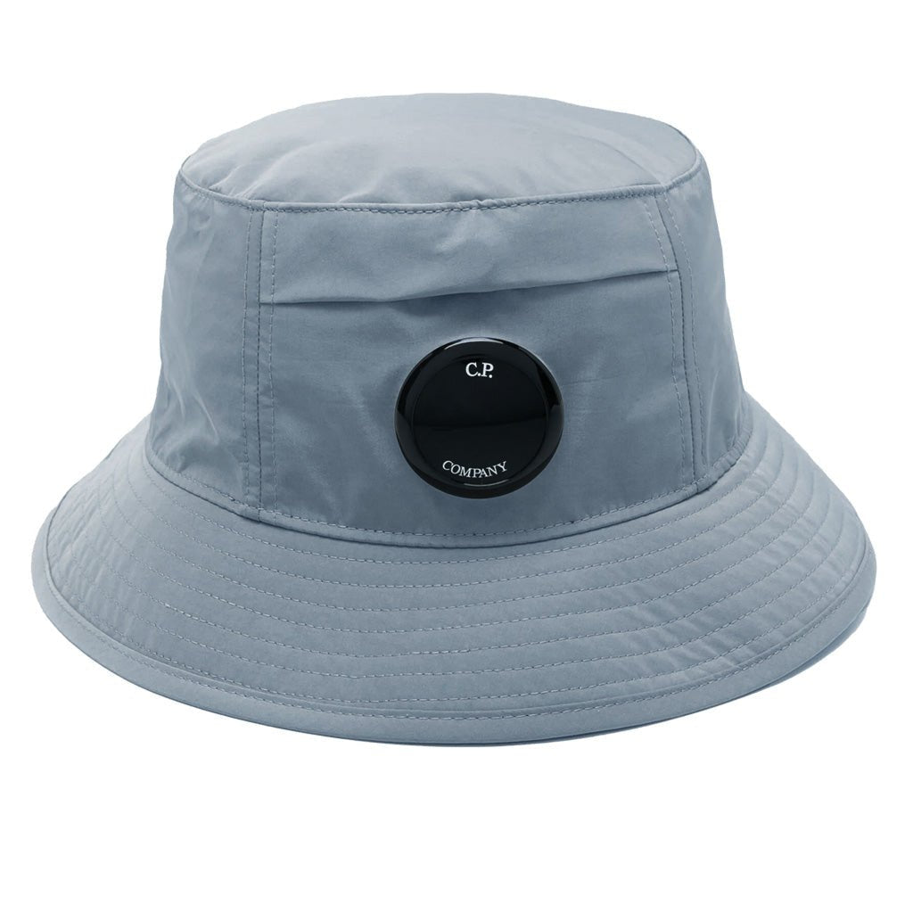C.P. Company Chrome-R Bucket Hat in Stormy Weather- Blue