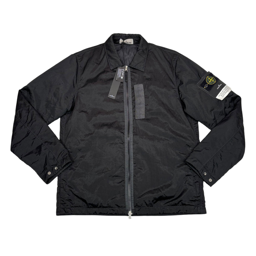 Stone Island Black in Econyl Regenerated Nylon with Primaloft-TC