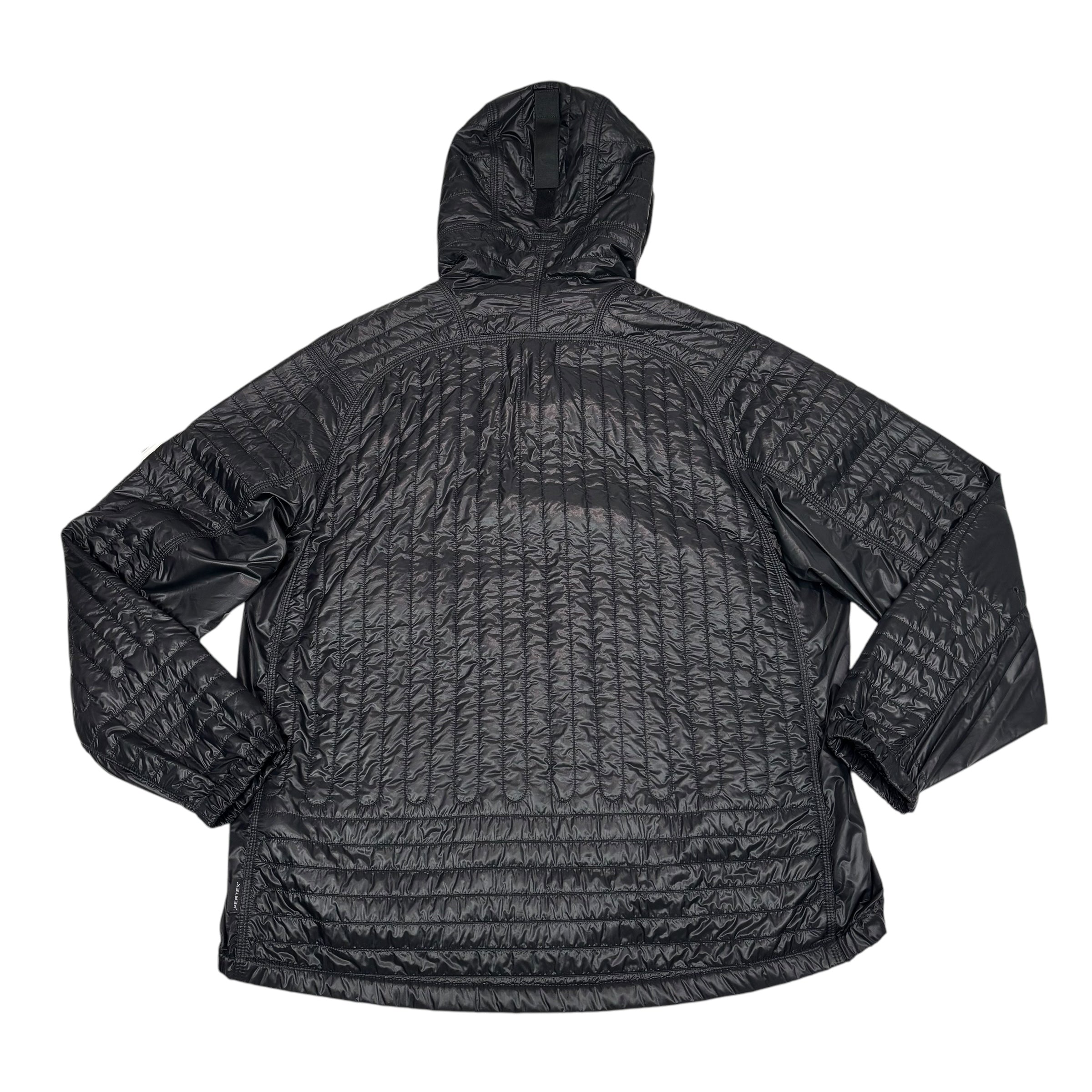 Stone Island Black Pertex Quantum made from Netplus with Primaloft Insulation Technology