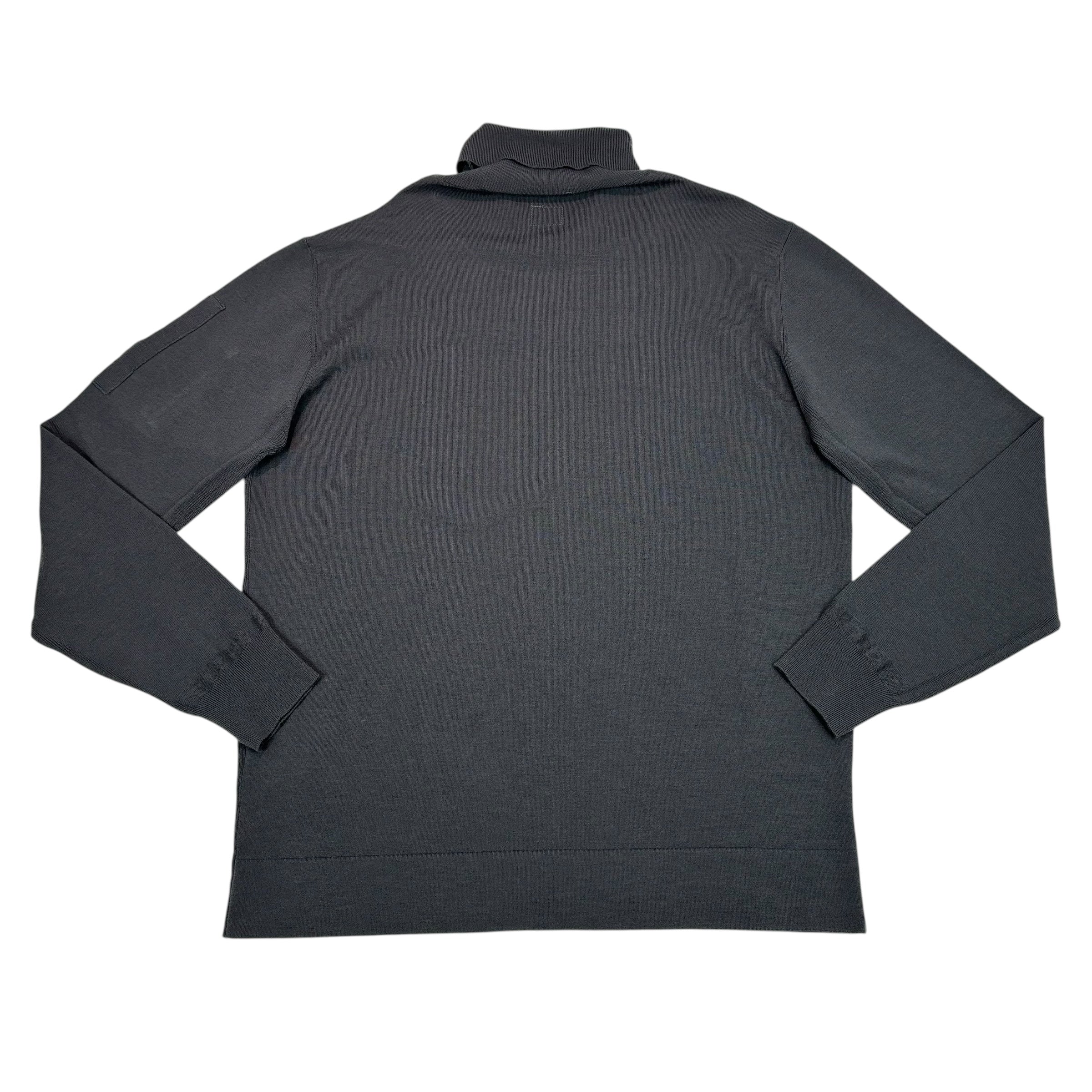 CP Company Grey Single Goggle Turtle Neck Shirt