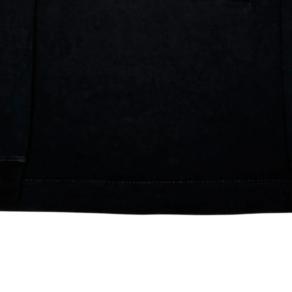 Stone Island Black Embroidered Logo Design Crewneck Jumper