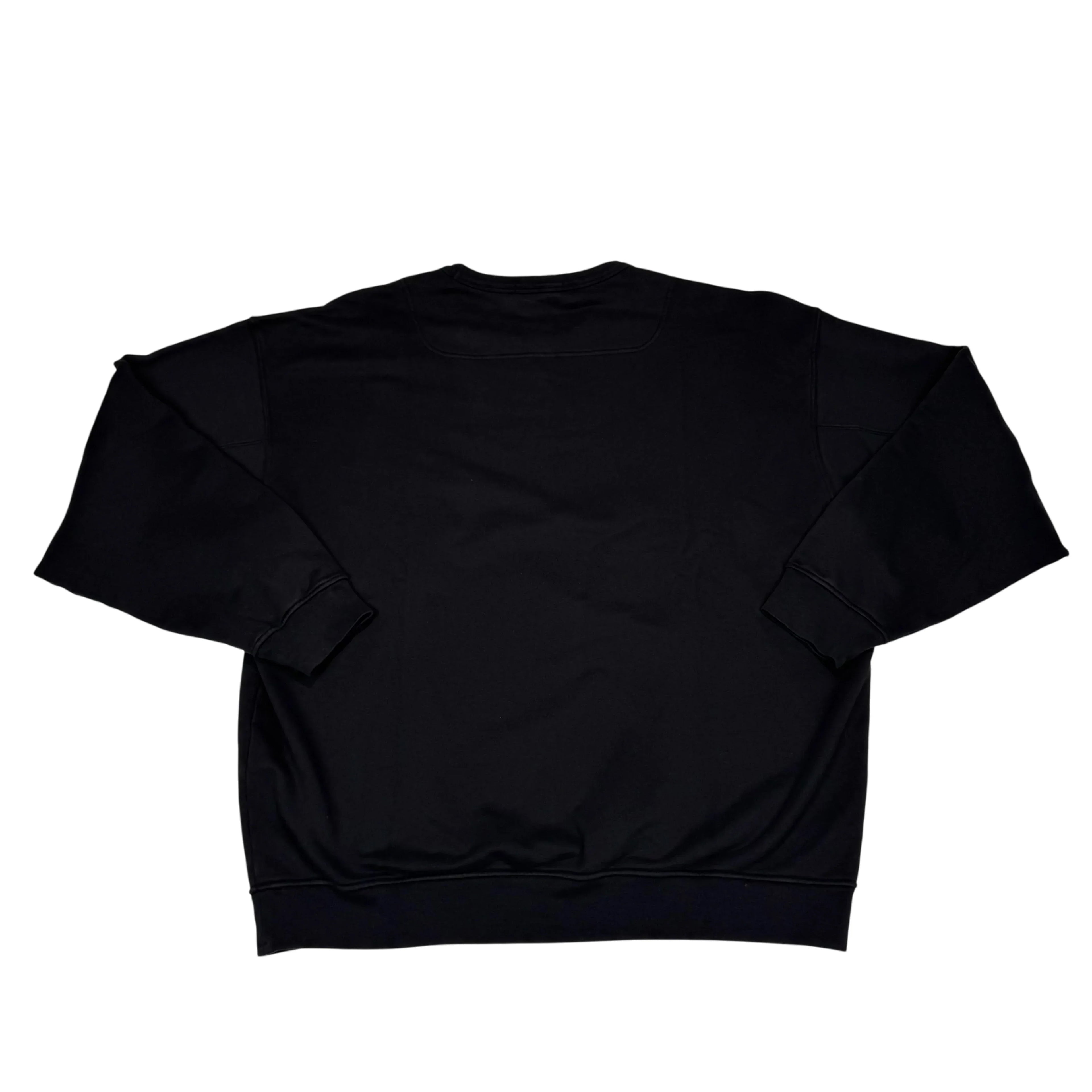 Stone Island Black Embroidered Logo Spell Out Jumper