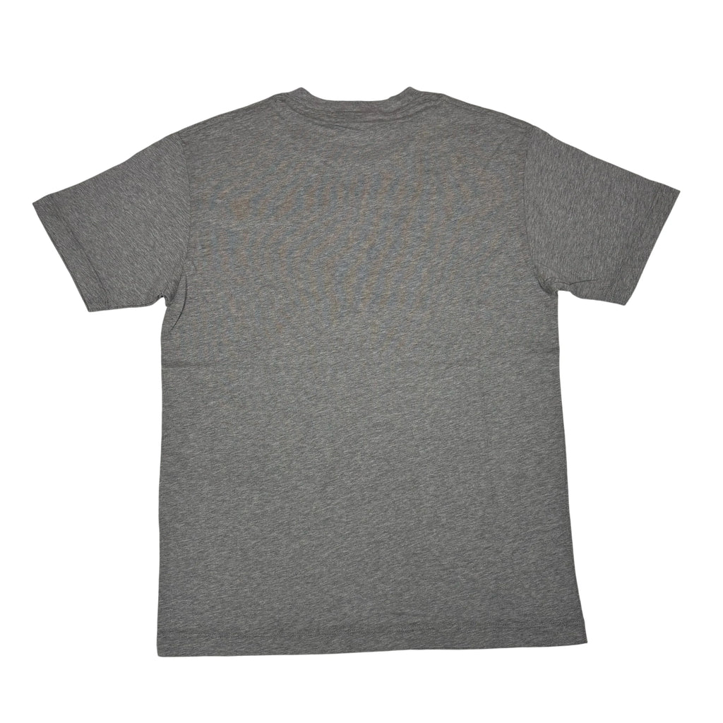 Stone Island Grey Raised Logo Spell Out Short Sleeve Tshirt