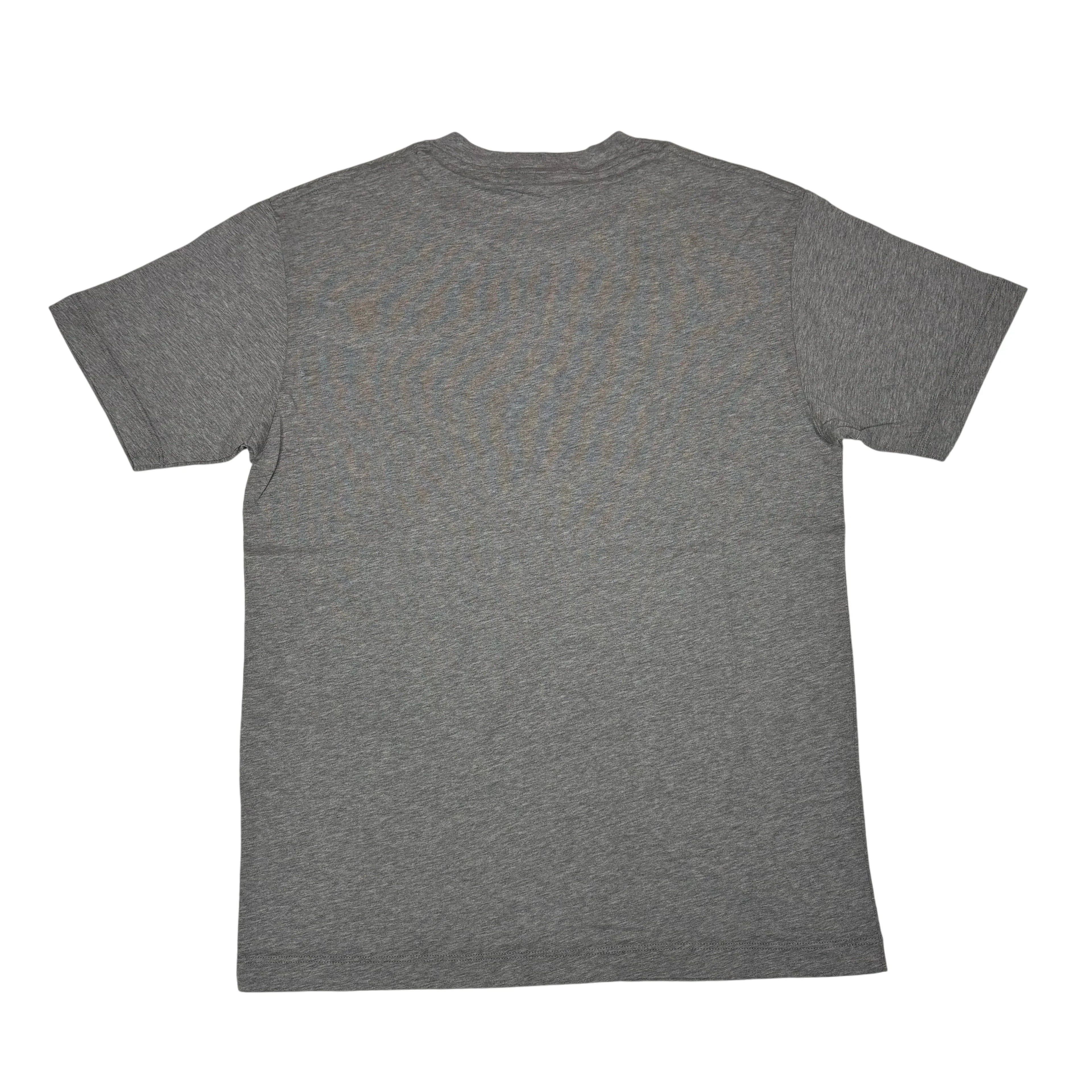 Stone Island Grey Raised Logo Spell Out Short Sleeve Tshirt