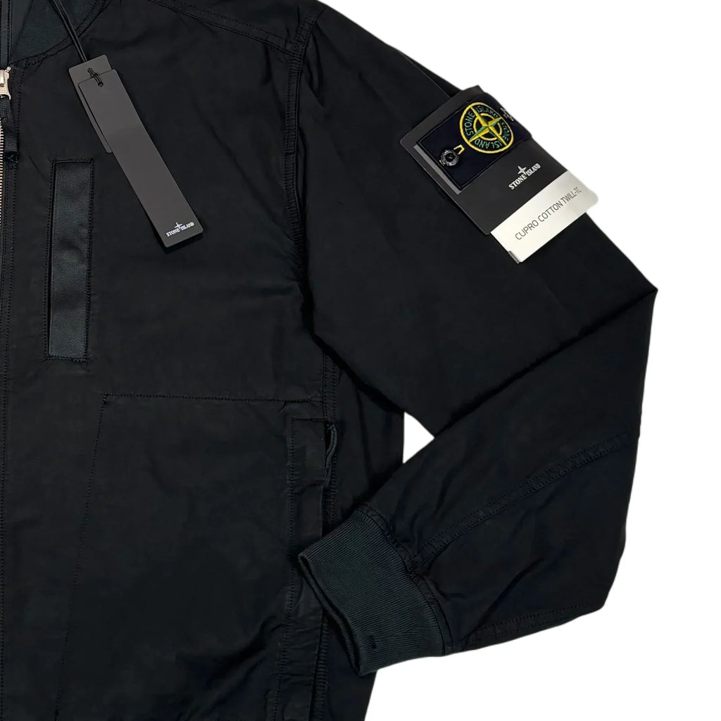 Stone Island Black Bomber Jacket