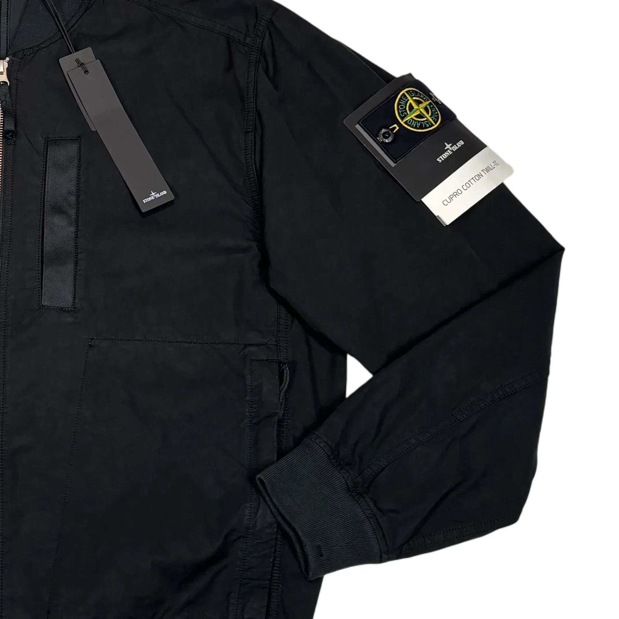 Stone Island Black Bomber Jacket