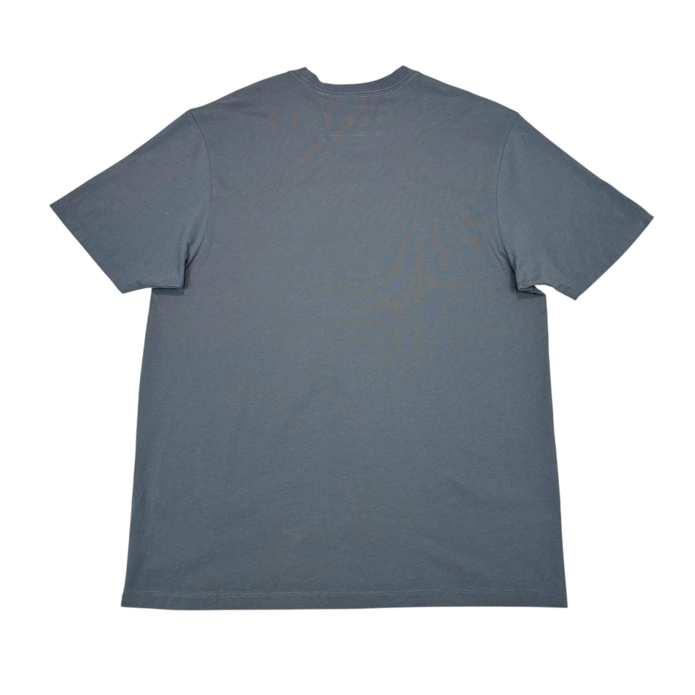 CP Company Stormy Weather Blue Printed Spell Out TShirt