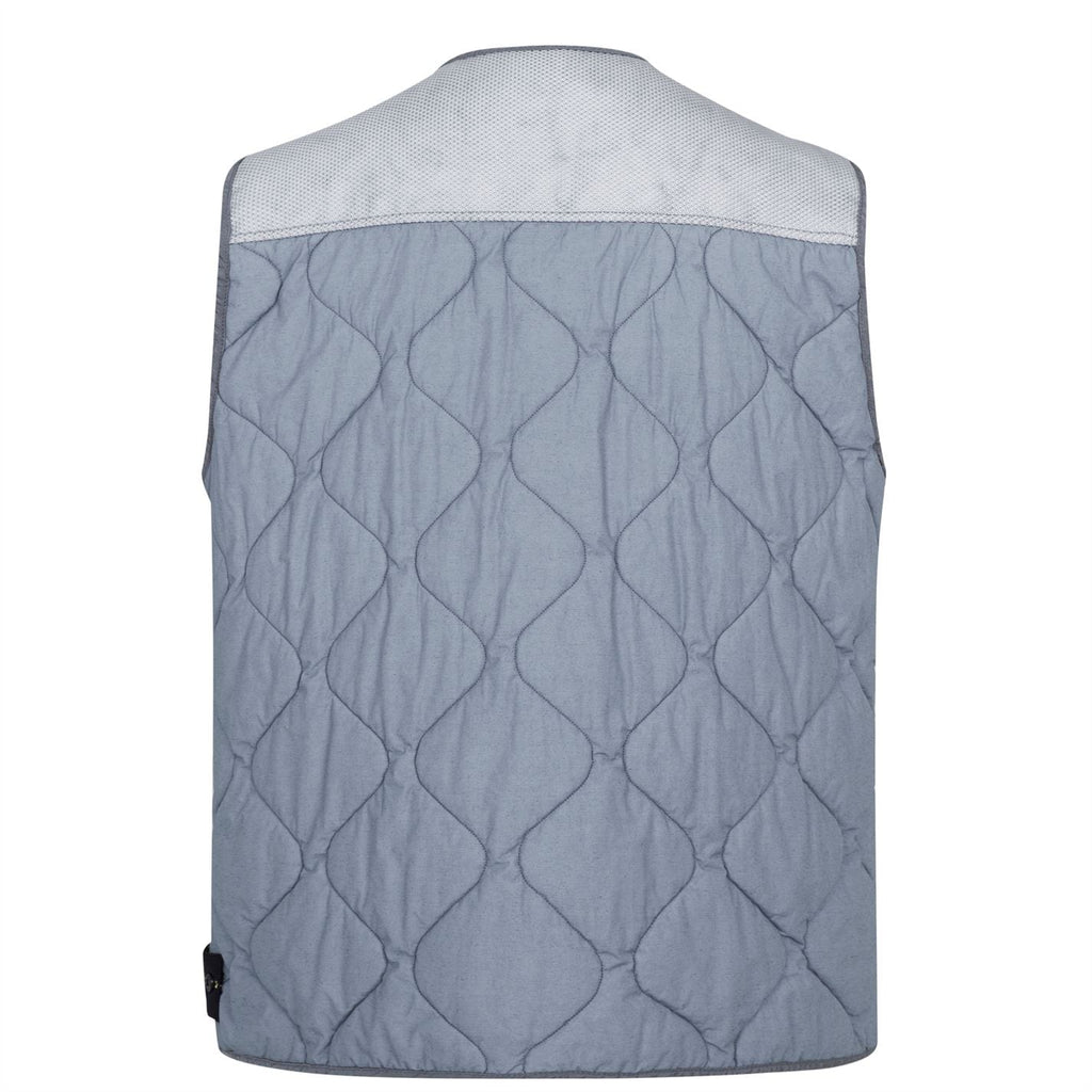 Stone Island Grey Nylon Metal Bodywarmer