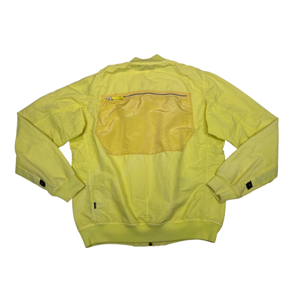 Stone Island Yellow Naslan Ghost Piece Lightweight Jacket