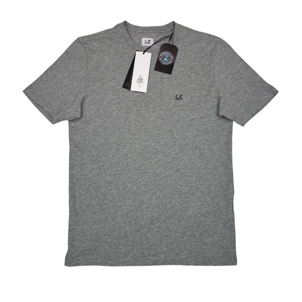 CP Company Grey Small Logo Spell Out TShirt