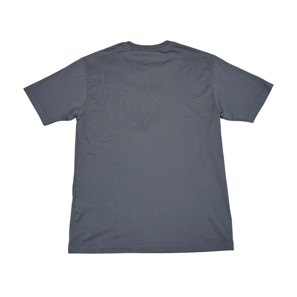 Stone Island Blue Marina Embroidered Logo Tshirt