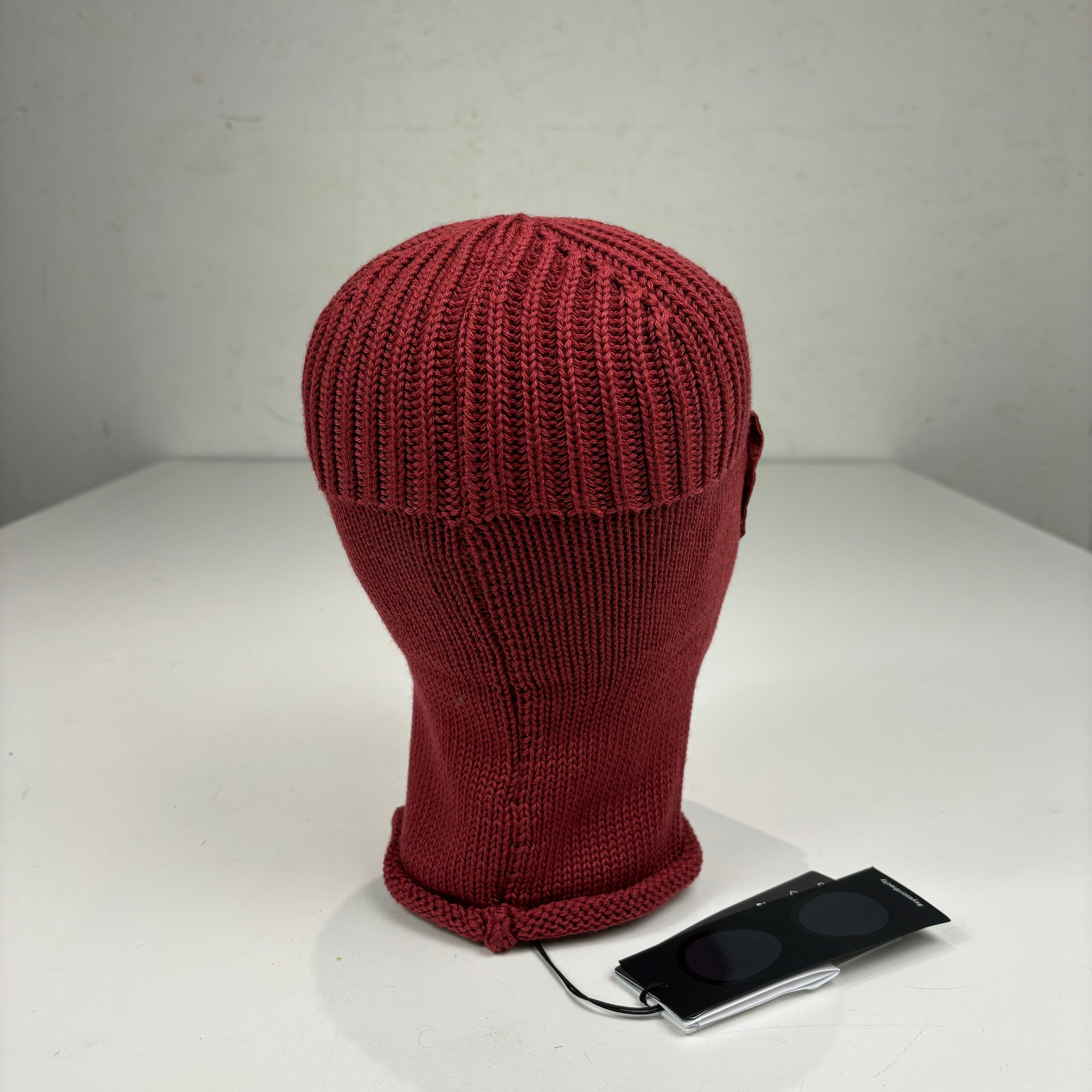 CP Company Ketchup Red Knitted Woollen Balaclava