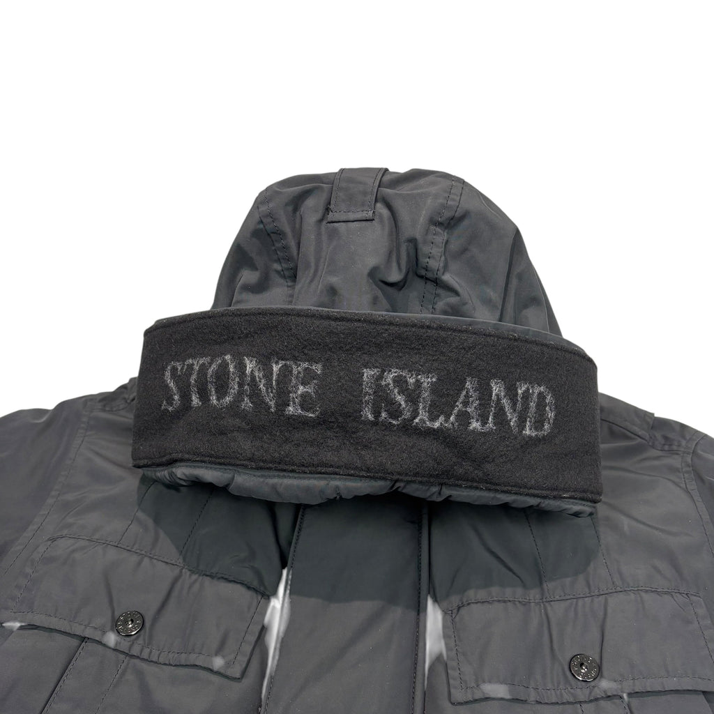Stone Island Black Micro Reps with Primaloft Insulation Technology Jacket