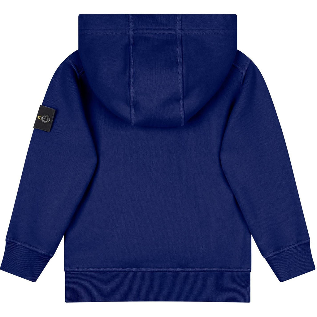 Kids Stone Island Blue Hoodie
