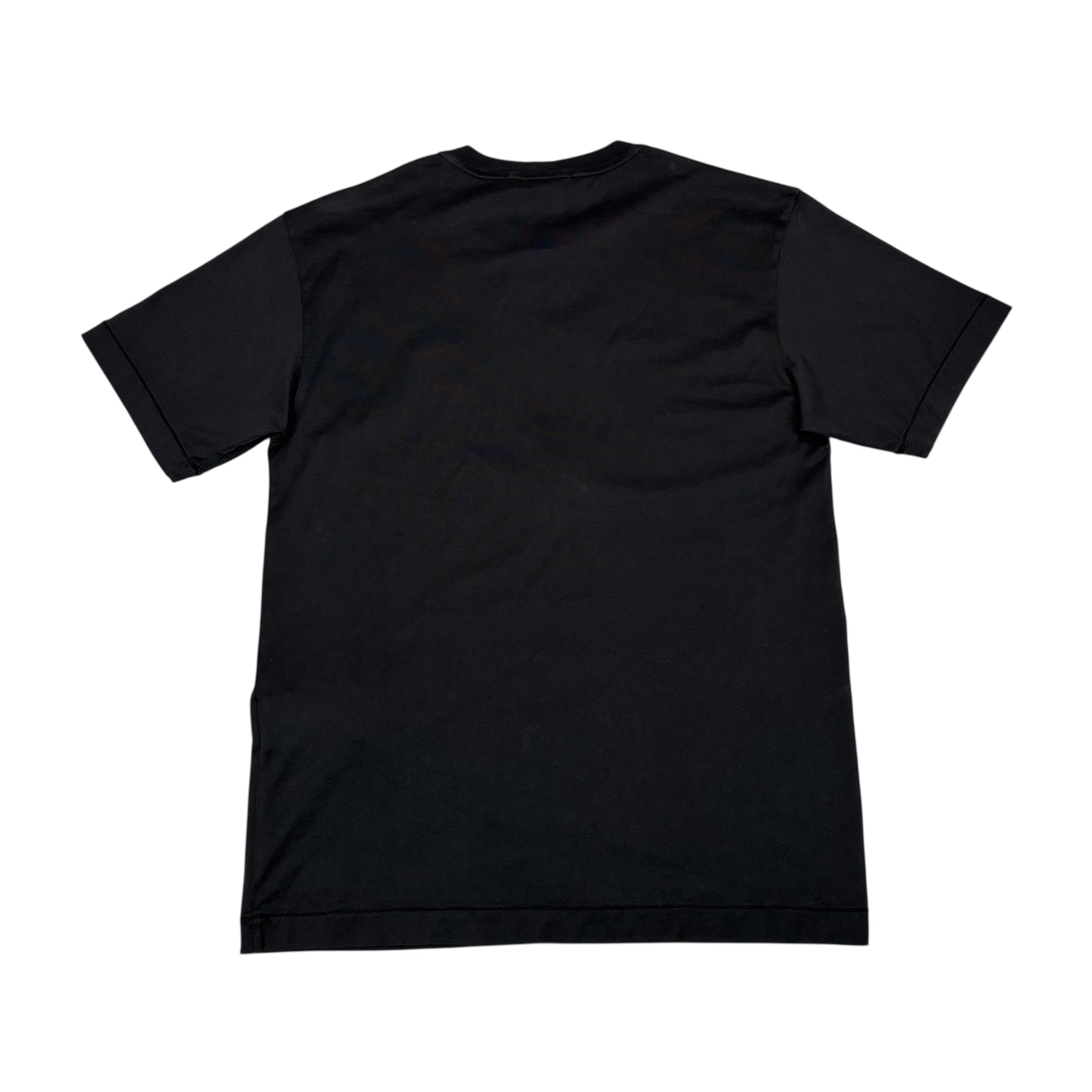Stone Island Black Patch Logo Tshirt