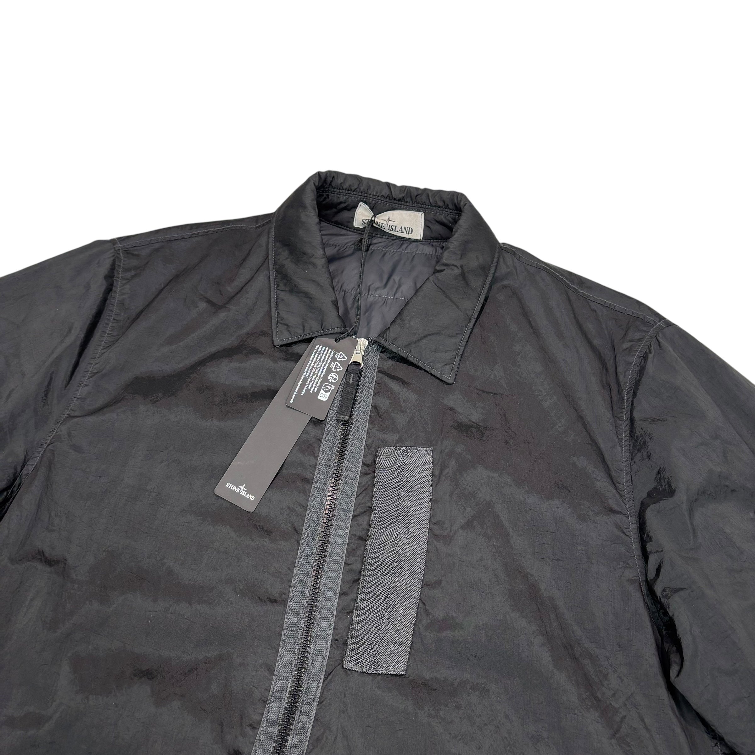 Stone Island Black in Econyl Regenerated Nylon with Primaloft-TC