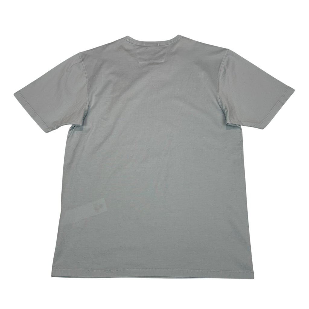 CP Company Blue Box Logo Embroidery Tshirt