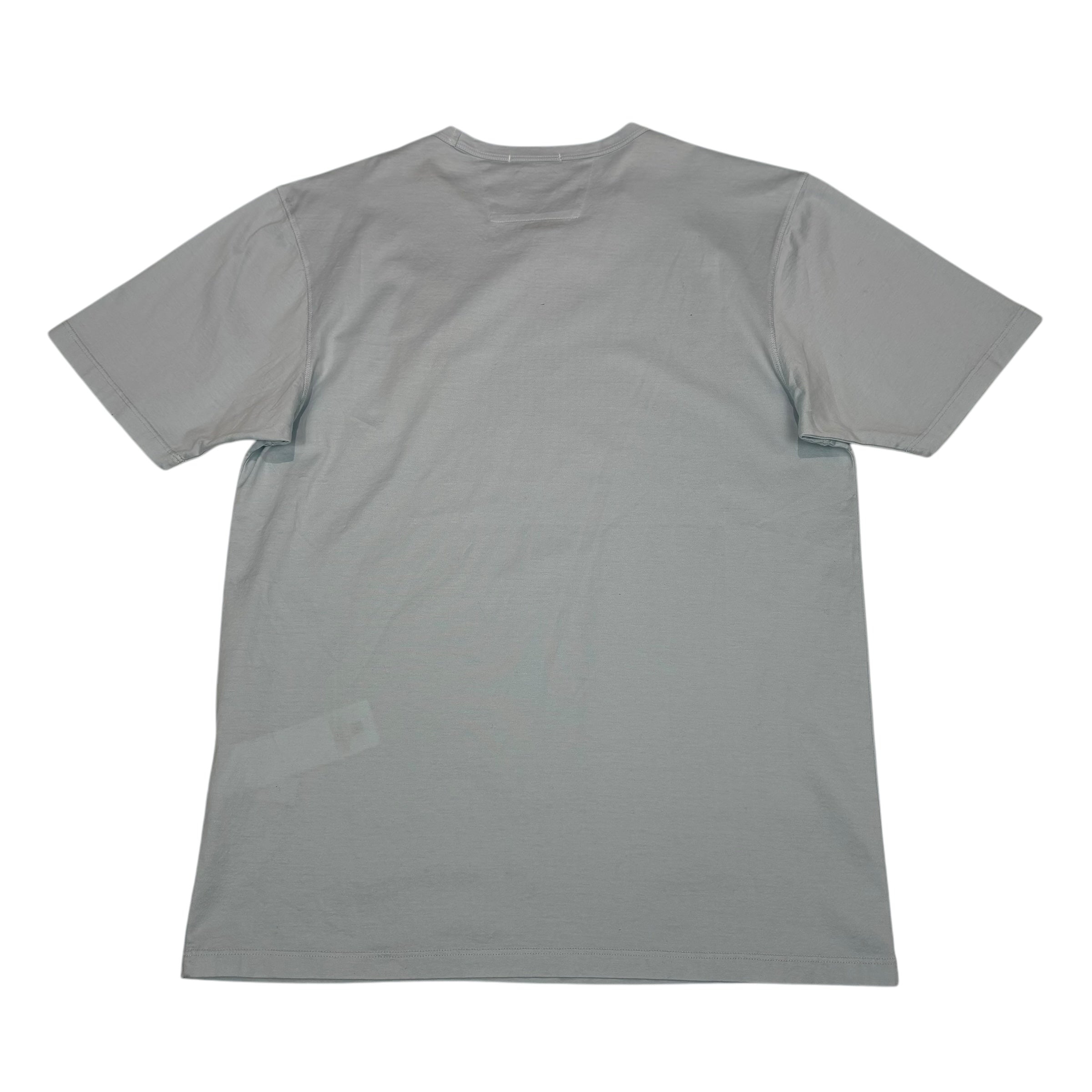 CP Company Blue Box Logo Embroidery Tshirt