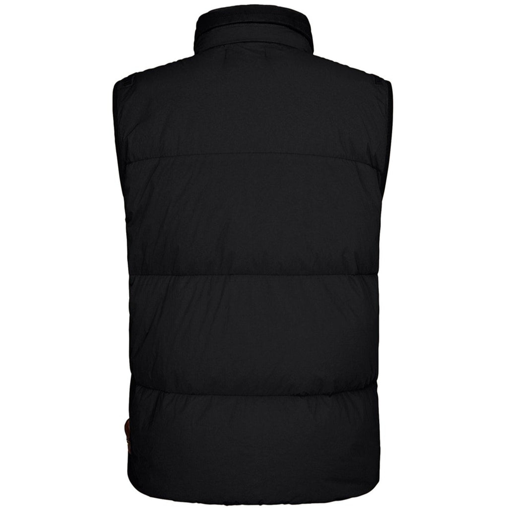 Stone Island Black Crinkle Reps Bodywarmer