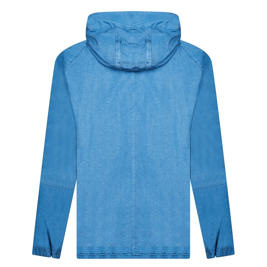 Stone Island Blue Logo Zip Jacket