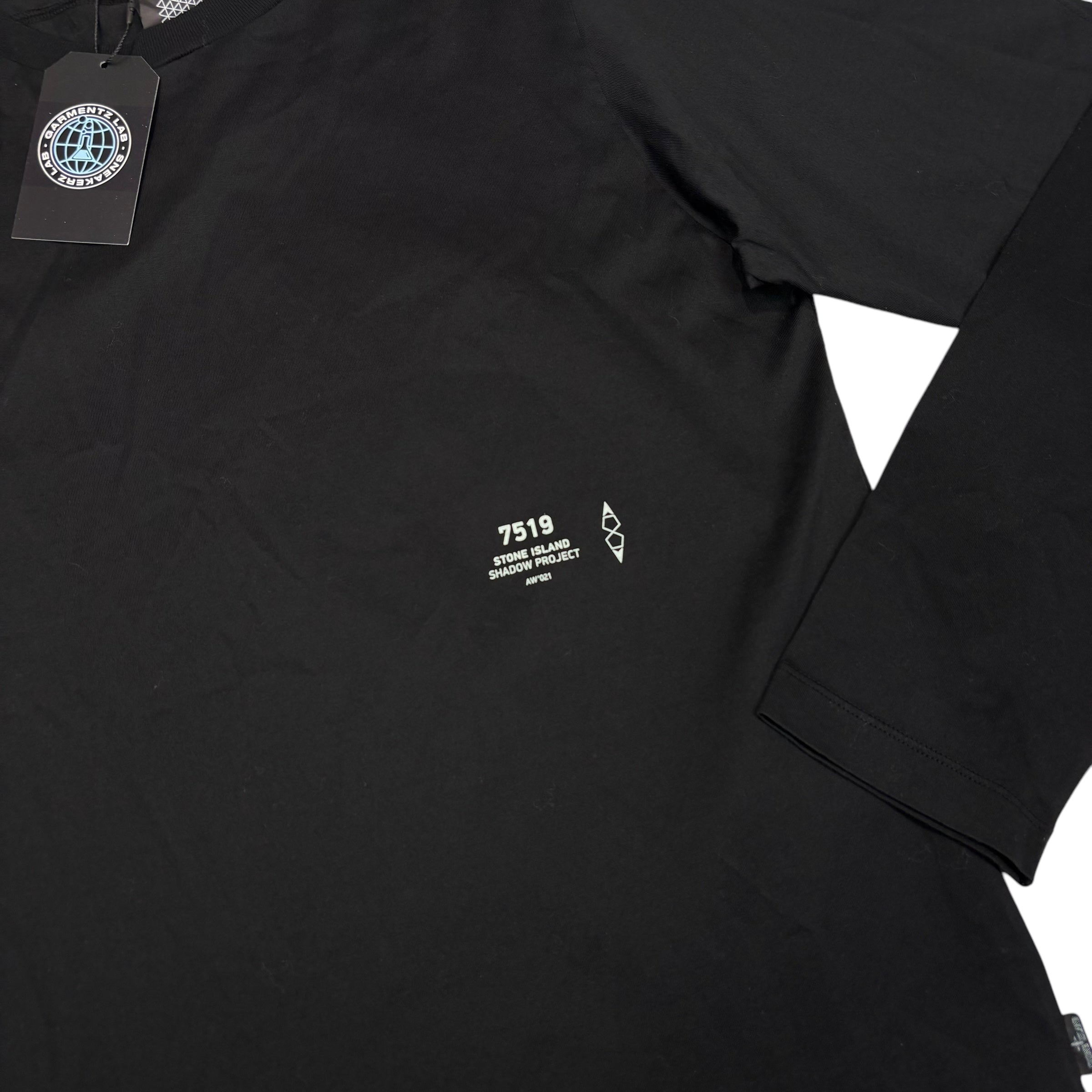 Stone Island Black Long Sleeve Shadow Project Tshirt