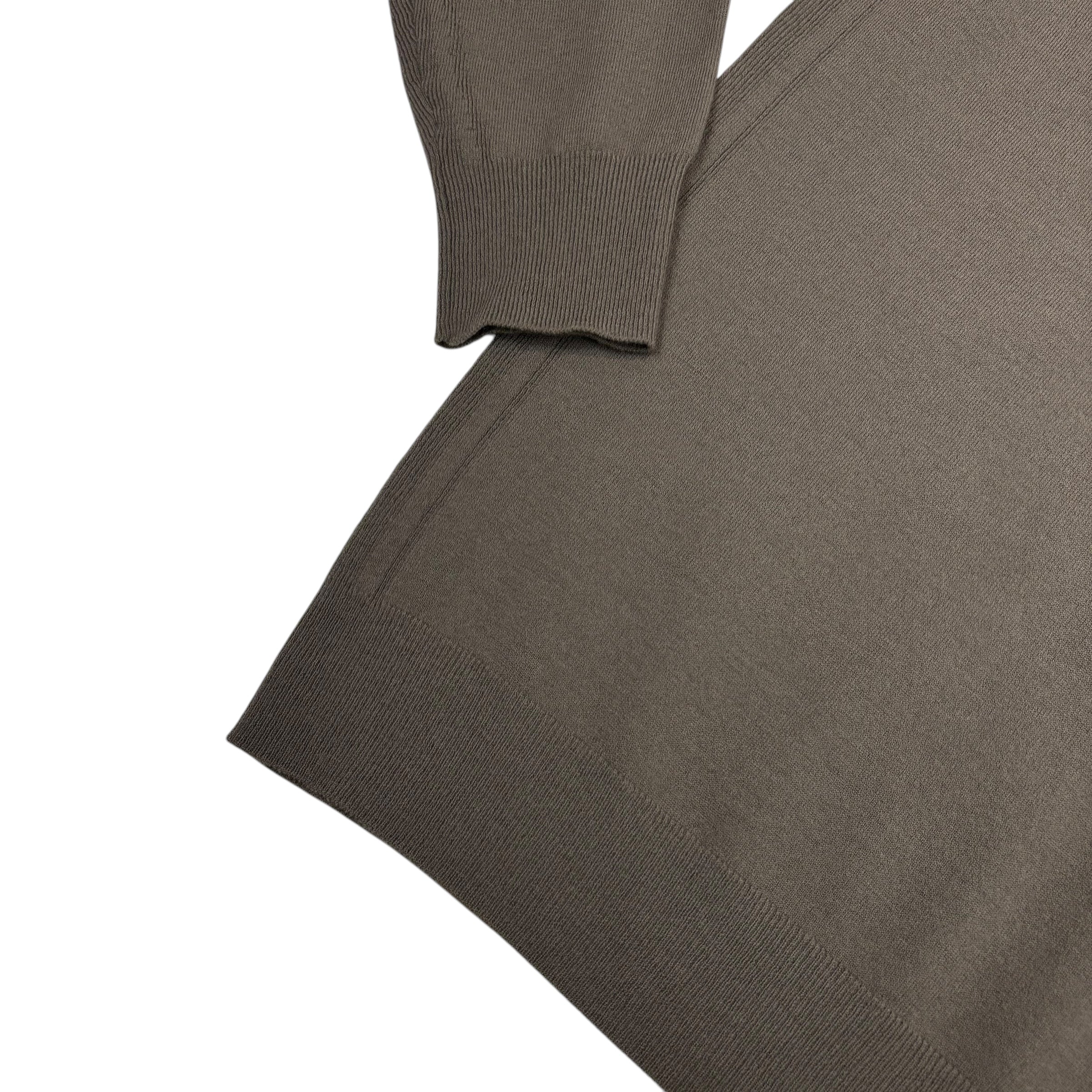 CP Company Walnut Green Cotton Turtle Neck Jumper
