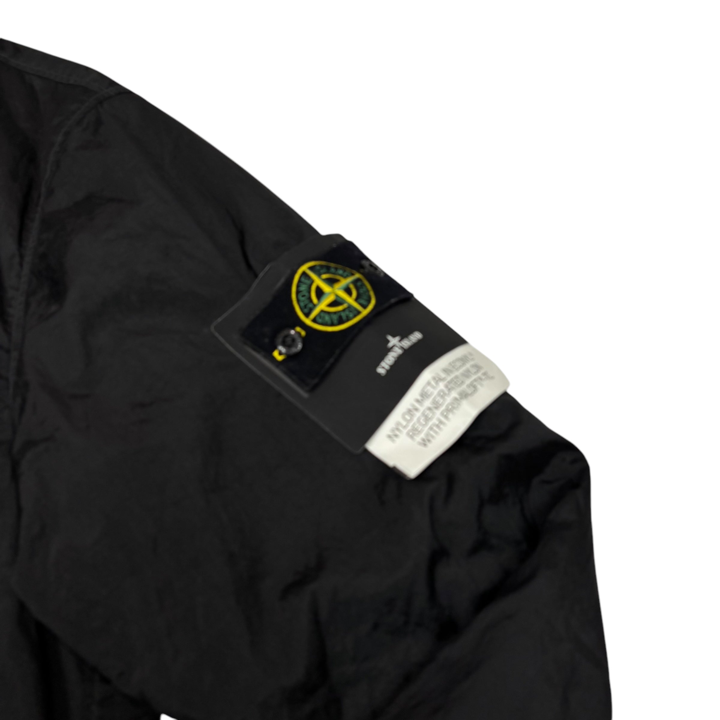 Stone Island Black in Econyl Regenerated Nylon with Primaloft-TC