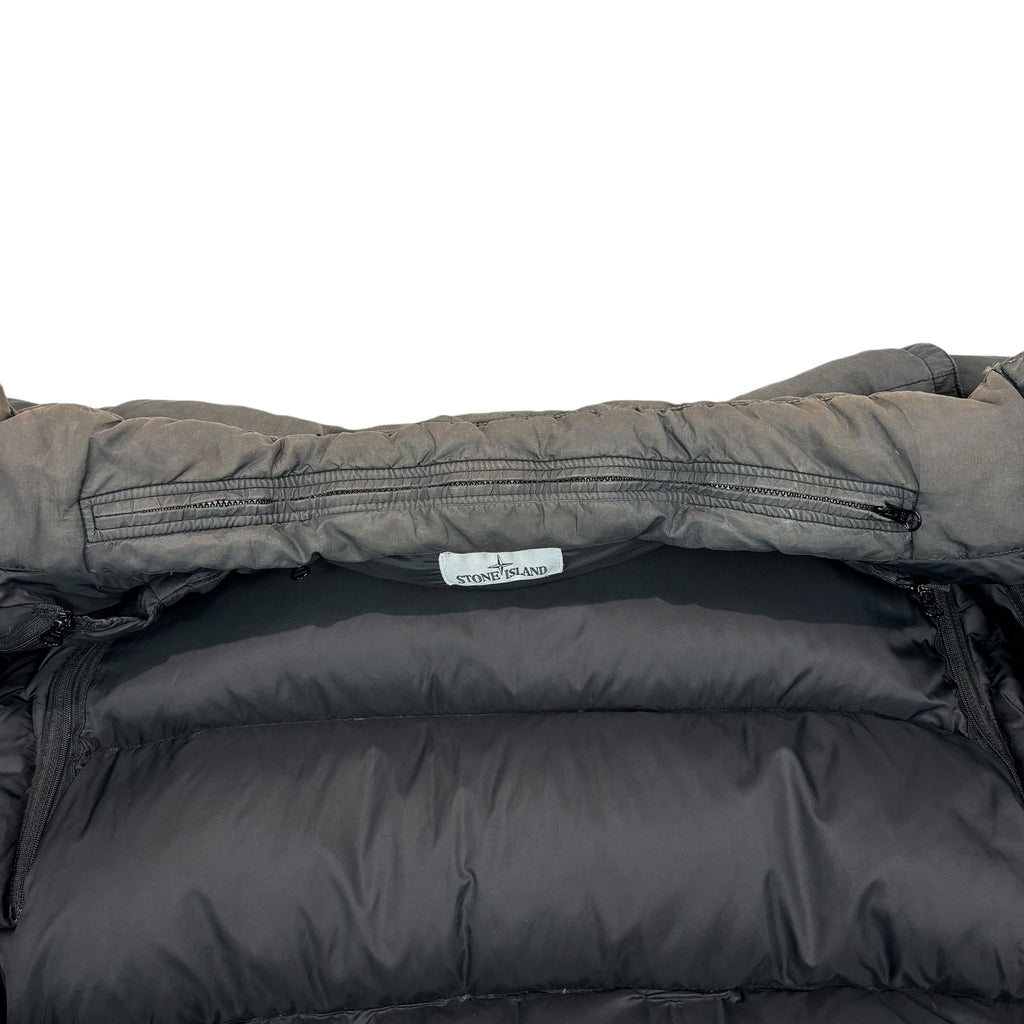 Stone Island Green Cotton Metal Watro Compass Patch 2 In 1 Jacket