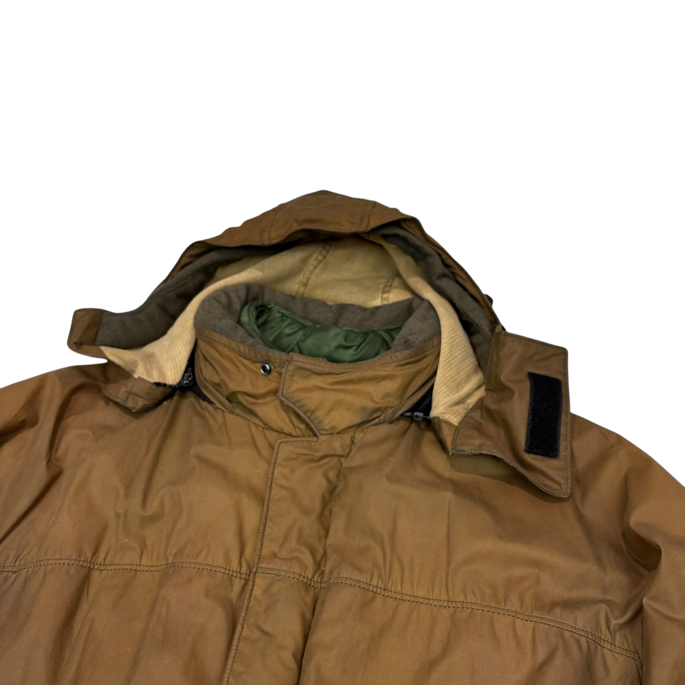 Stone Island Green Vintage Waxed Cotton with Removeable Dutch Liner Jacket