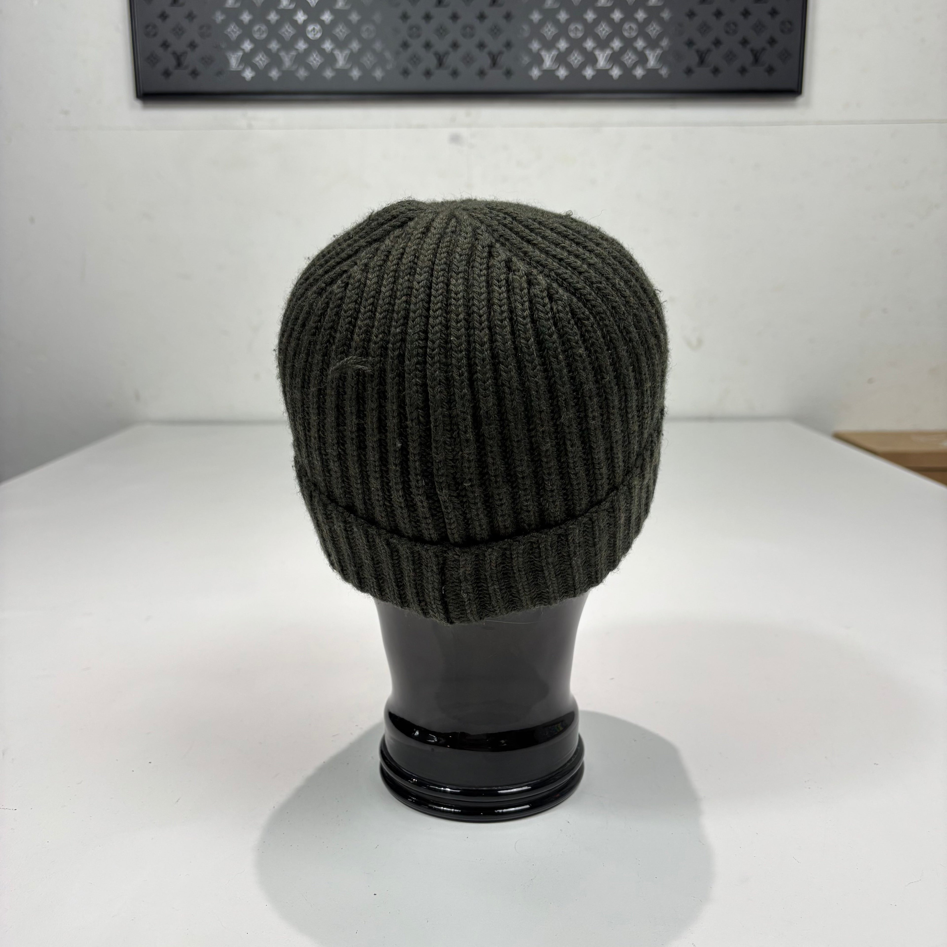 CP Company Green Double Goggle Cotton Beanie