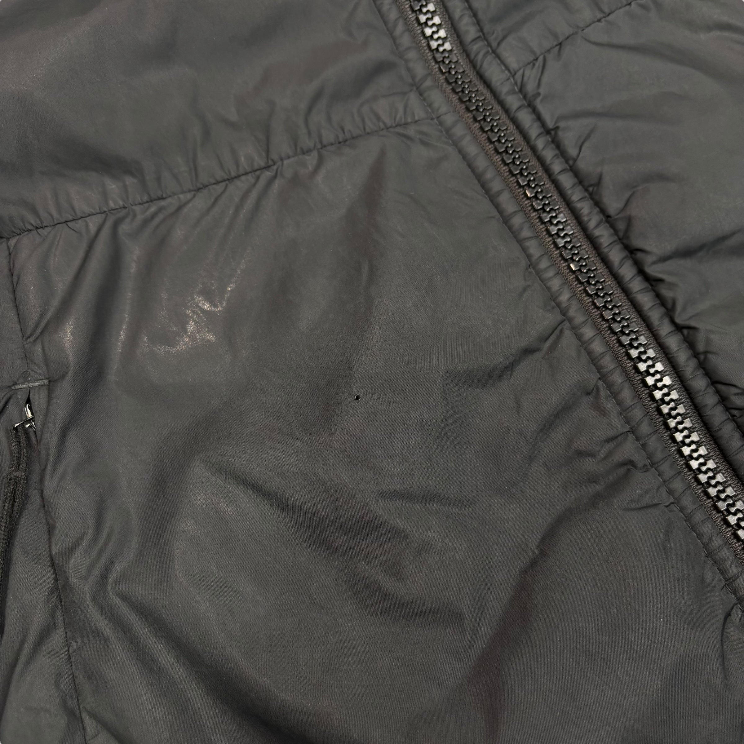 Stone Island Black Garment Dyed Crinkle Reps with Primaloft-TC Jacket