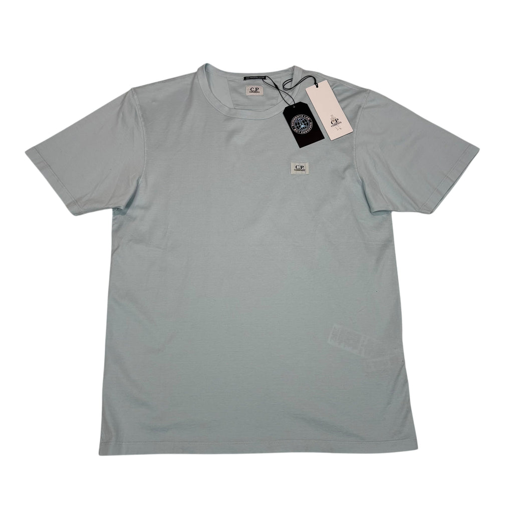 CP Company Blue Box Logo Embroidery Tshirt