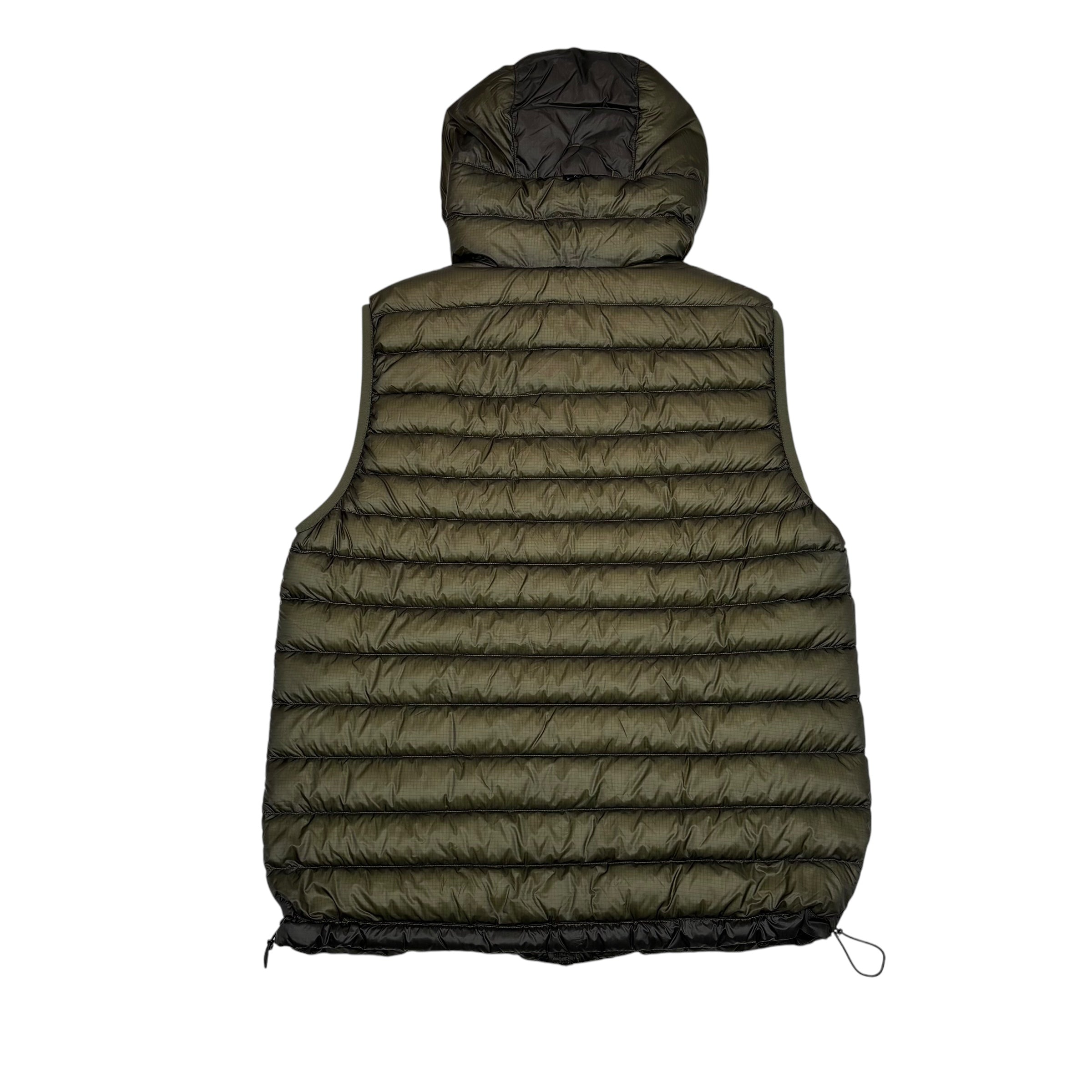 CP Company Duck Green D.D. Shell Double Goggle Gilet