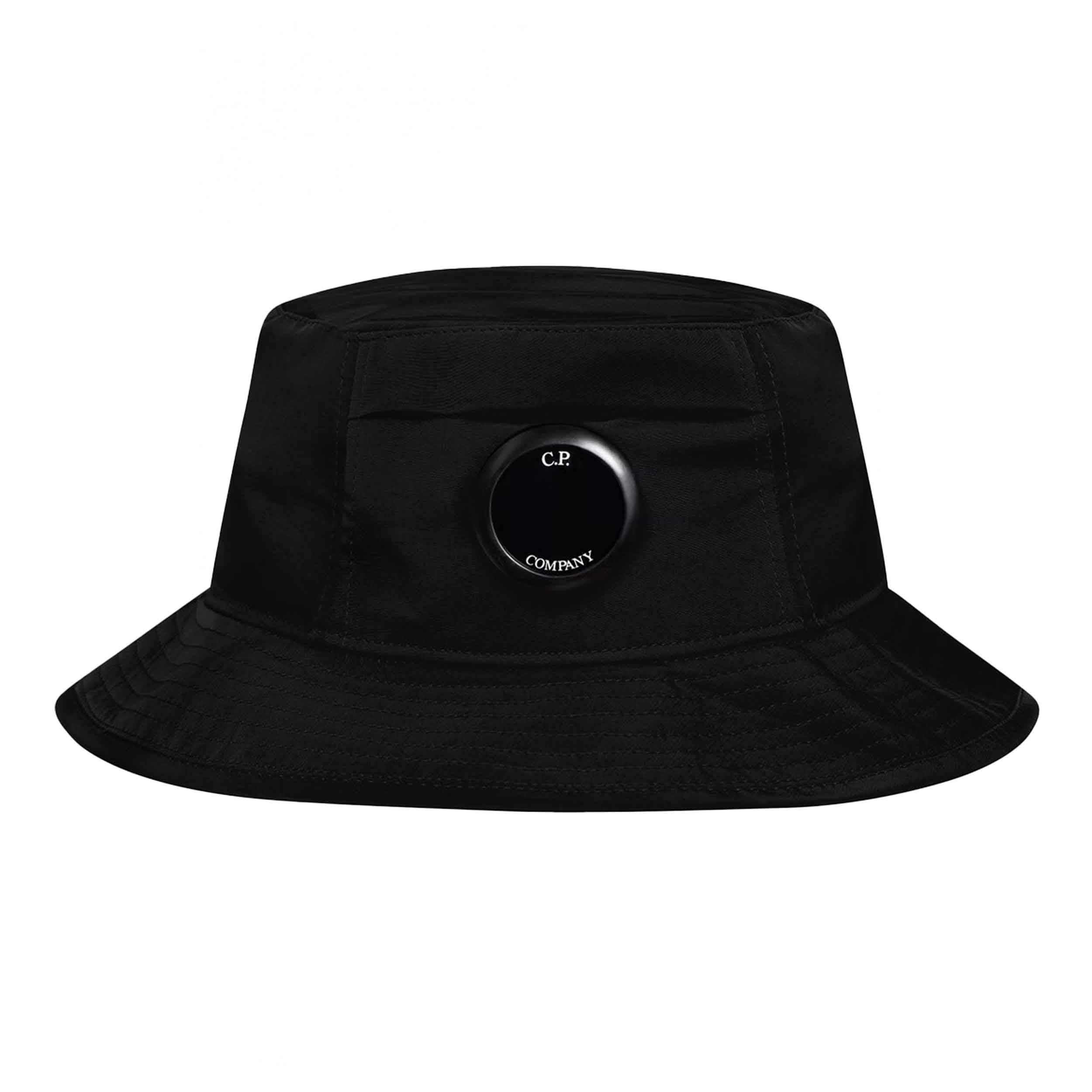 C.P. Company Chrome-R Bucket Hat in Black