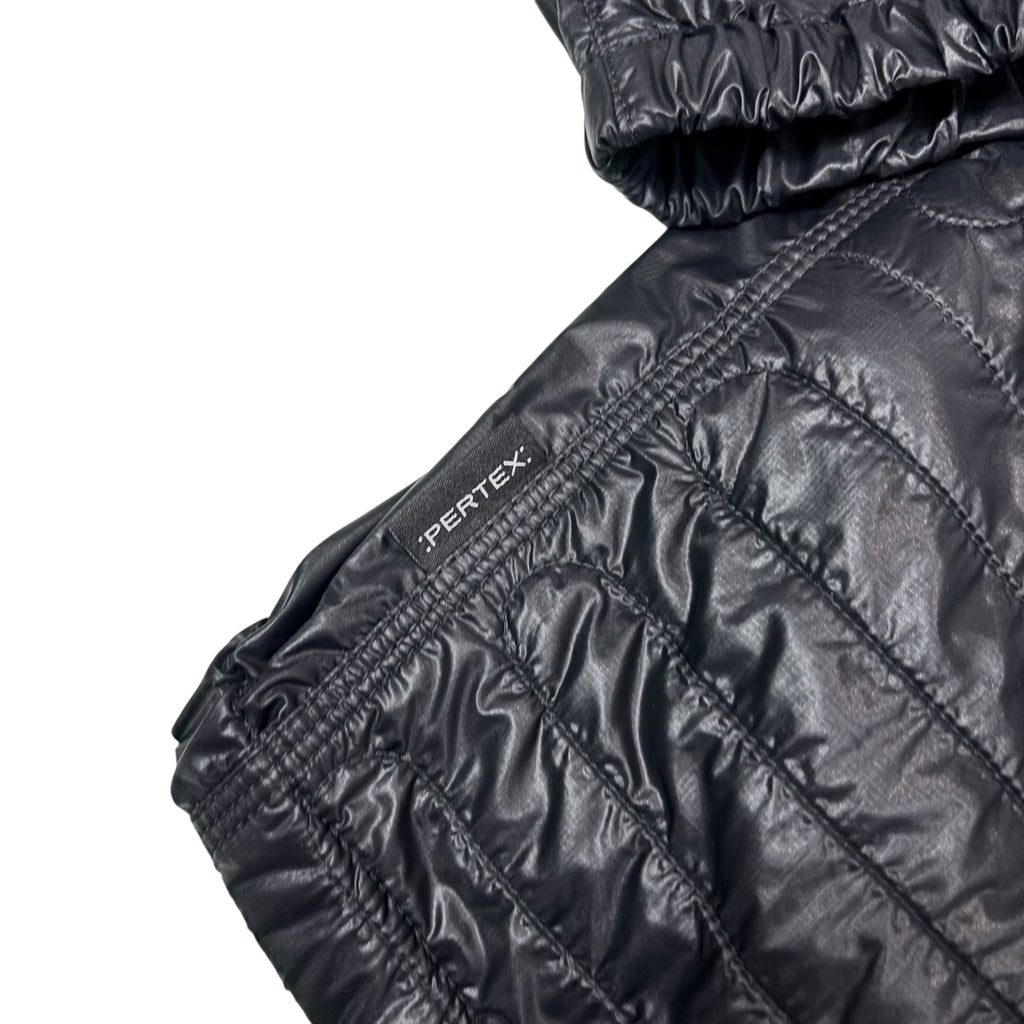 Stone Island Black Pertex Quantum made from Netplus with Primaloft Insulation Technology