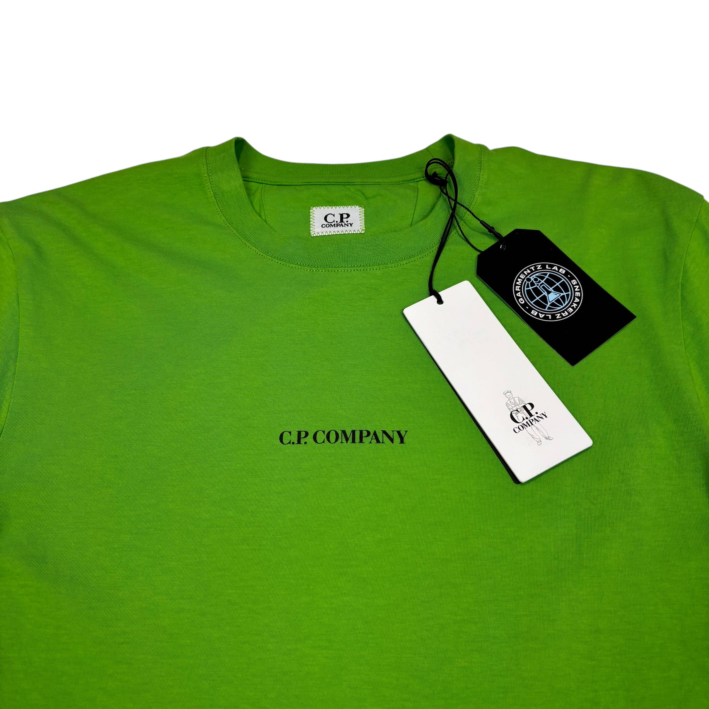 CP Company Green Logo Spell Out TShirt