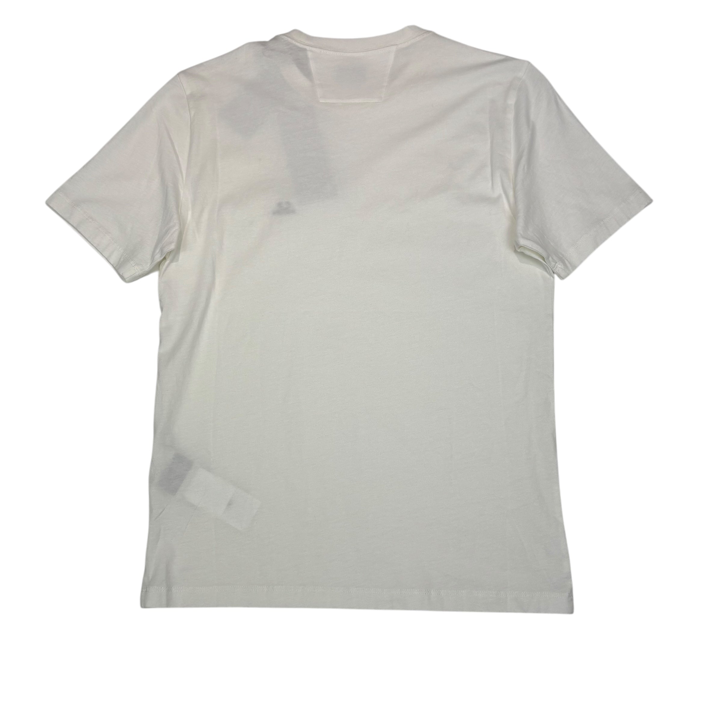 CP Company White Box Logo Embroidery Tshirt