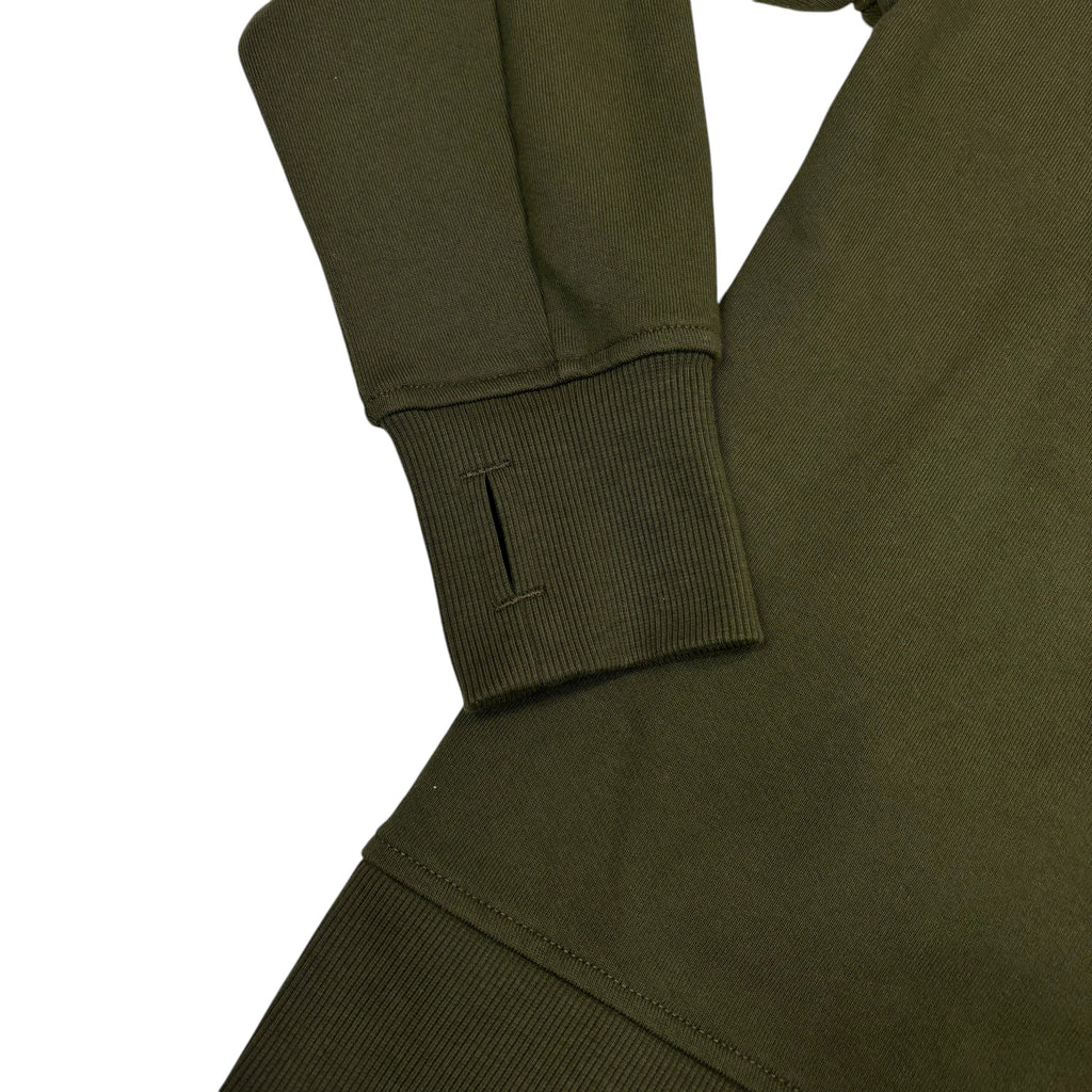 CP Company Duck Green Single Goggle Hooded Zip Up Jacket