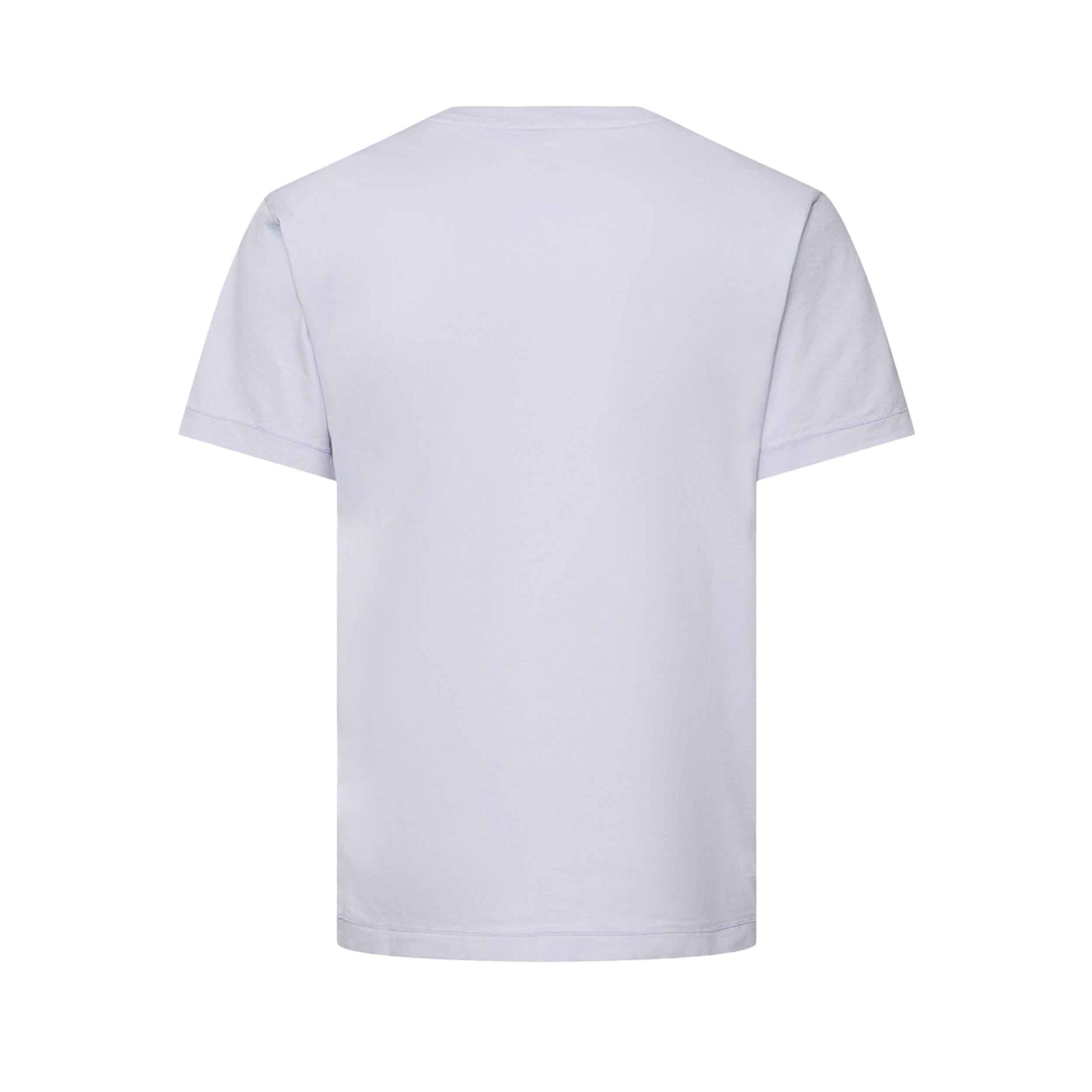 Stone Island Compass Logo T-Shirt in Lilac