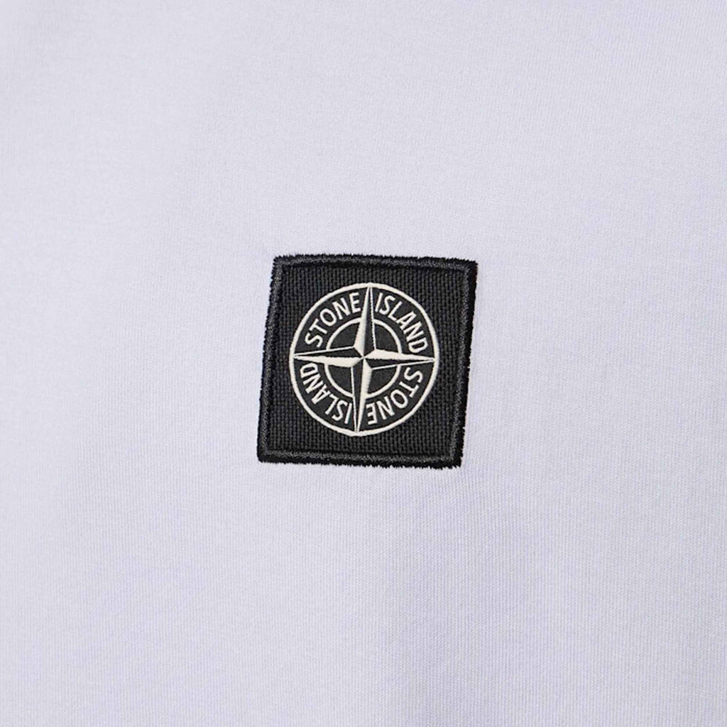 Stone Island Compass Logo T-Shirt in Lilac