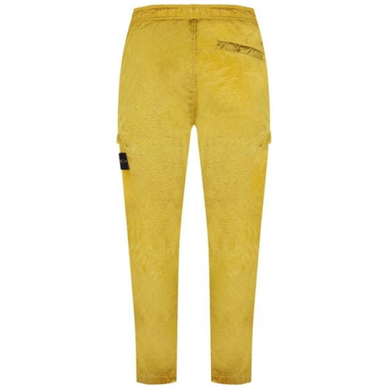 Stone Island Yellow Nylon Metal Cargo Pants