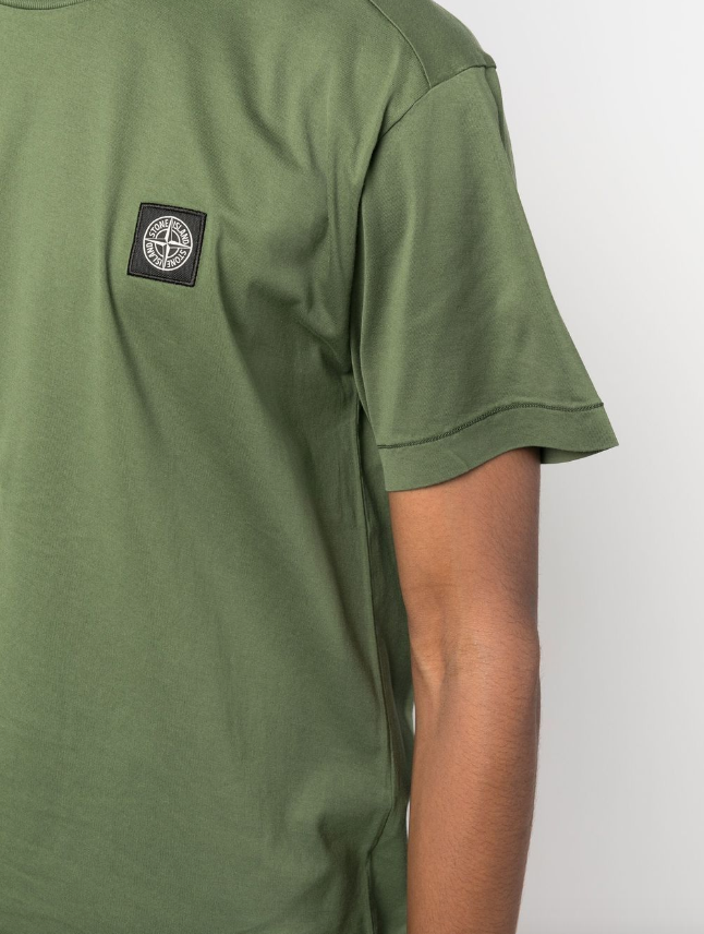 Stone Island Compass-motif cotton T-shirt