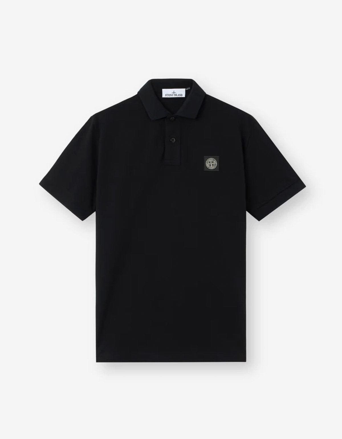 Stone Island Black Compass Polo Shirt