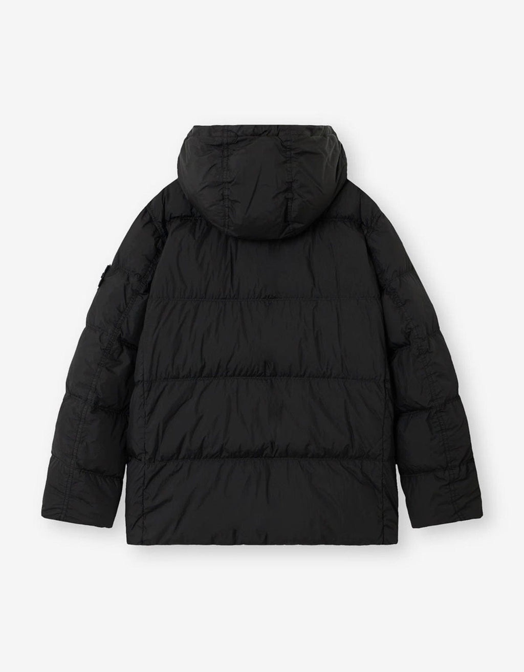 Stone Island Black Down Short Parka