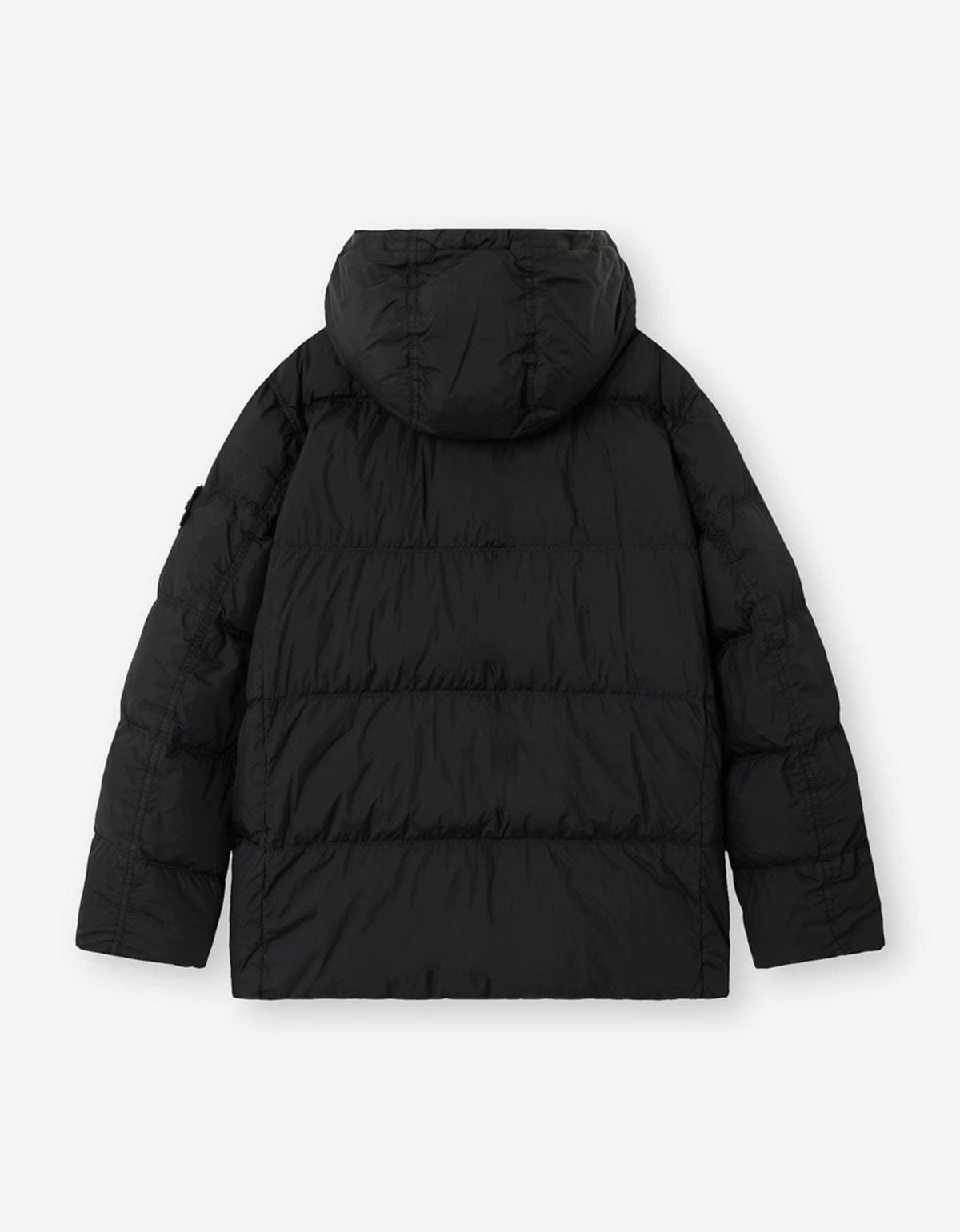 Stone Island Black Down Short Parka