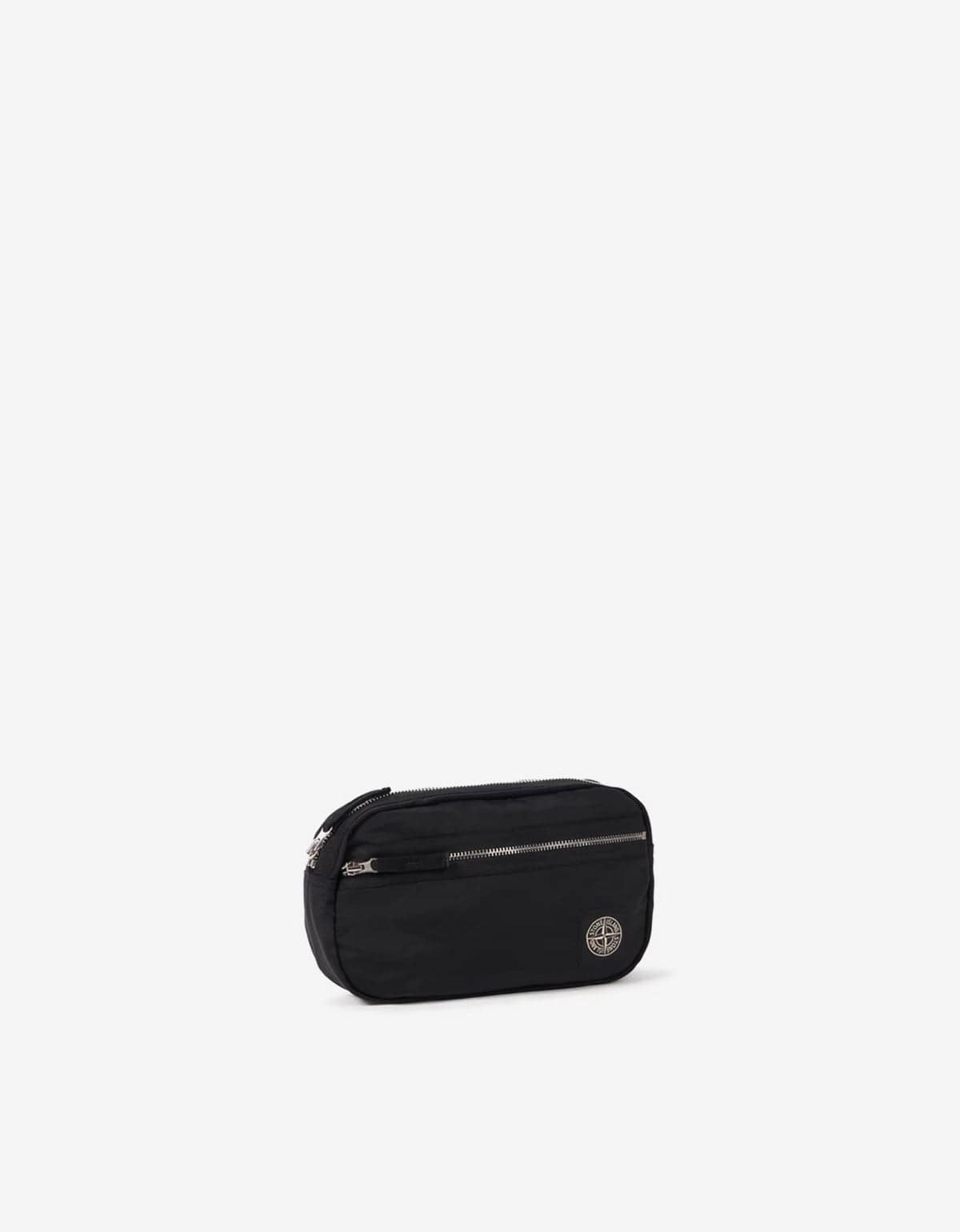 Stone Island Black Nylon Metal Belt Bag