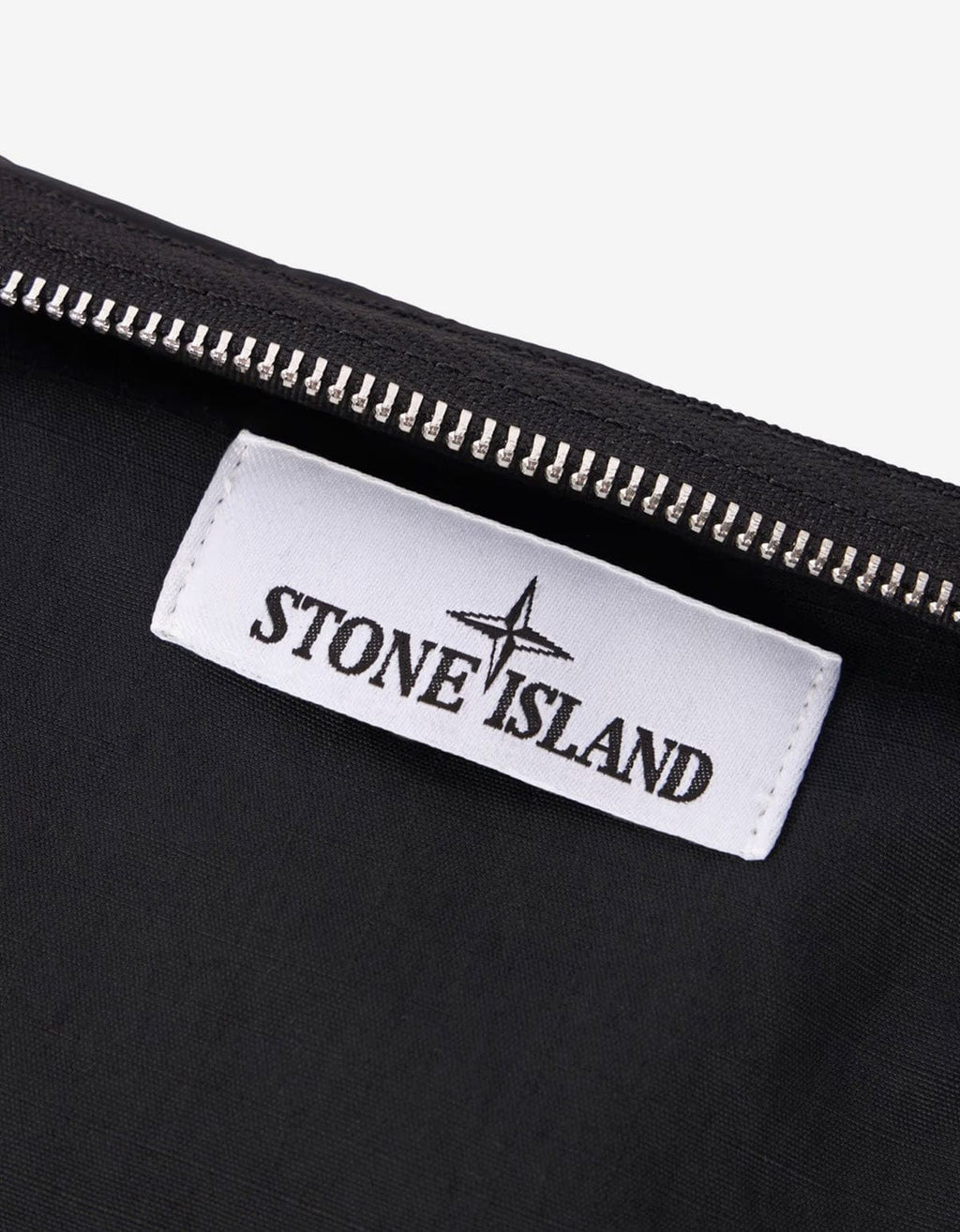 Stone Island Black Nylon Metal Belt Bag