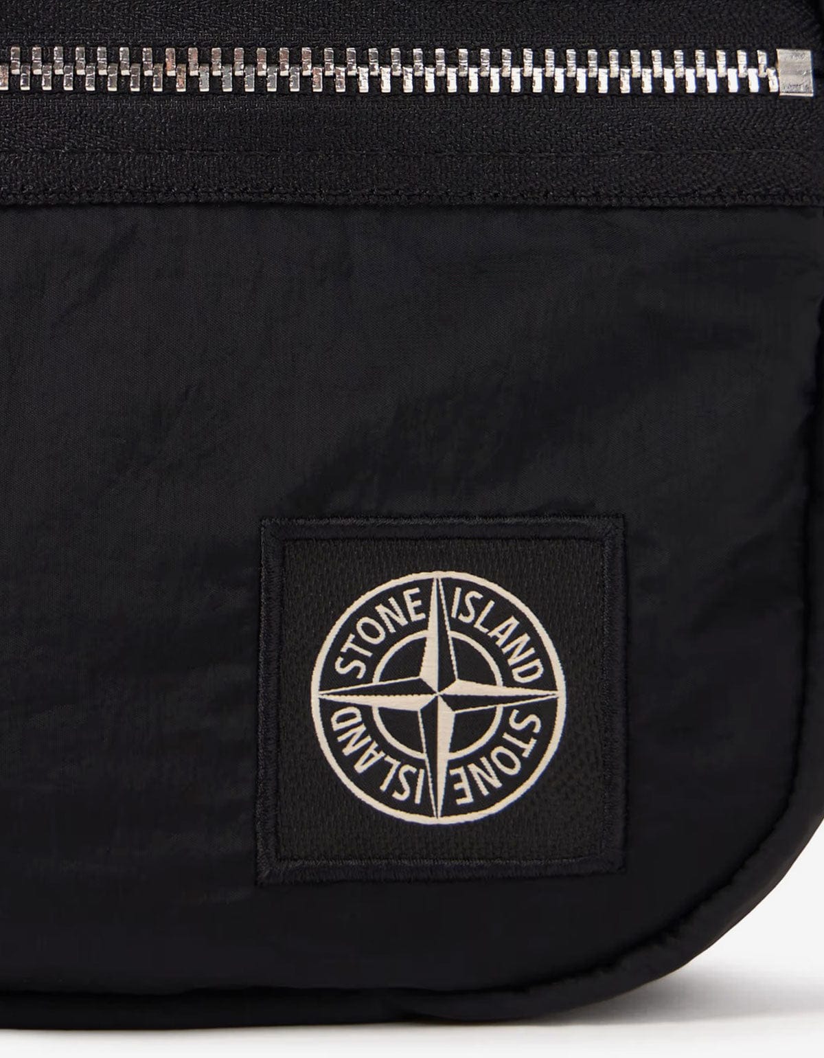Stone Island Black Nylon Metal Belt Bag