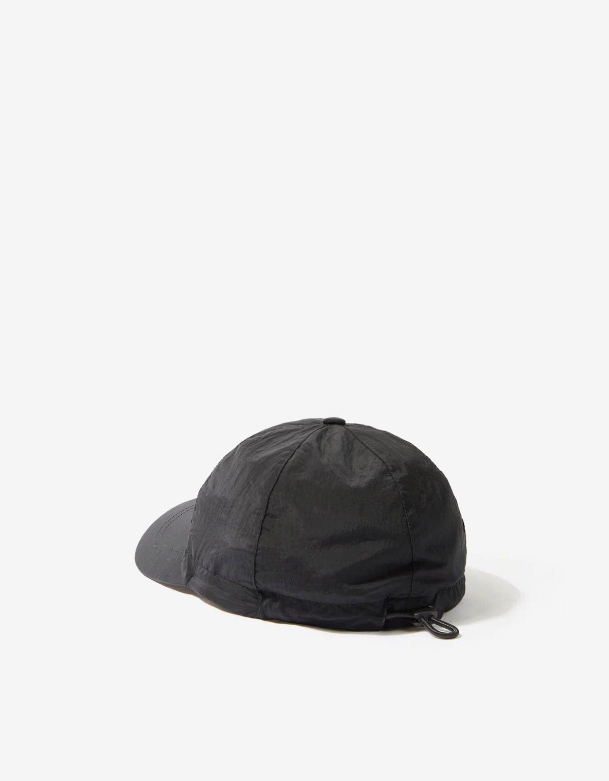 Stone Island Black Nylon Metal Cap