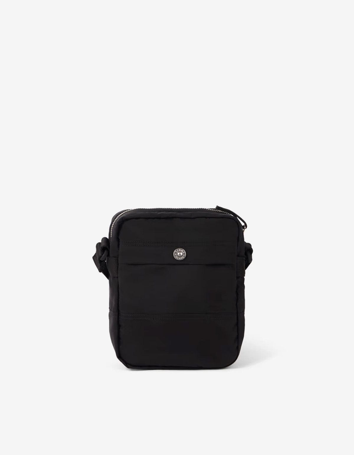 Stone Island Black Nylon Metal Pouch Bag